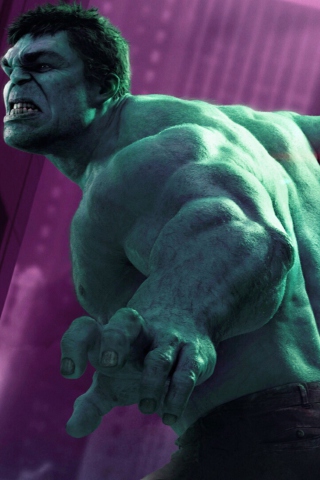 Sfondi Hulk - The Avengers 2012 320x480