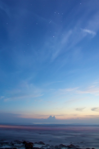 Sky And Ocean Become One wallpaper 320x480