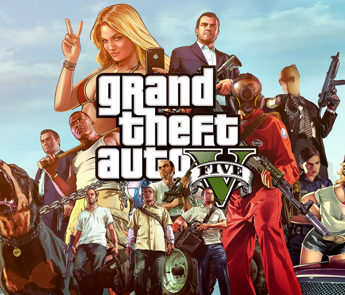 Обои Grand Theft Auto 5 1200x1024