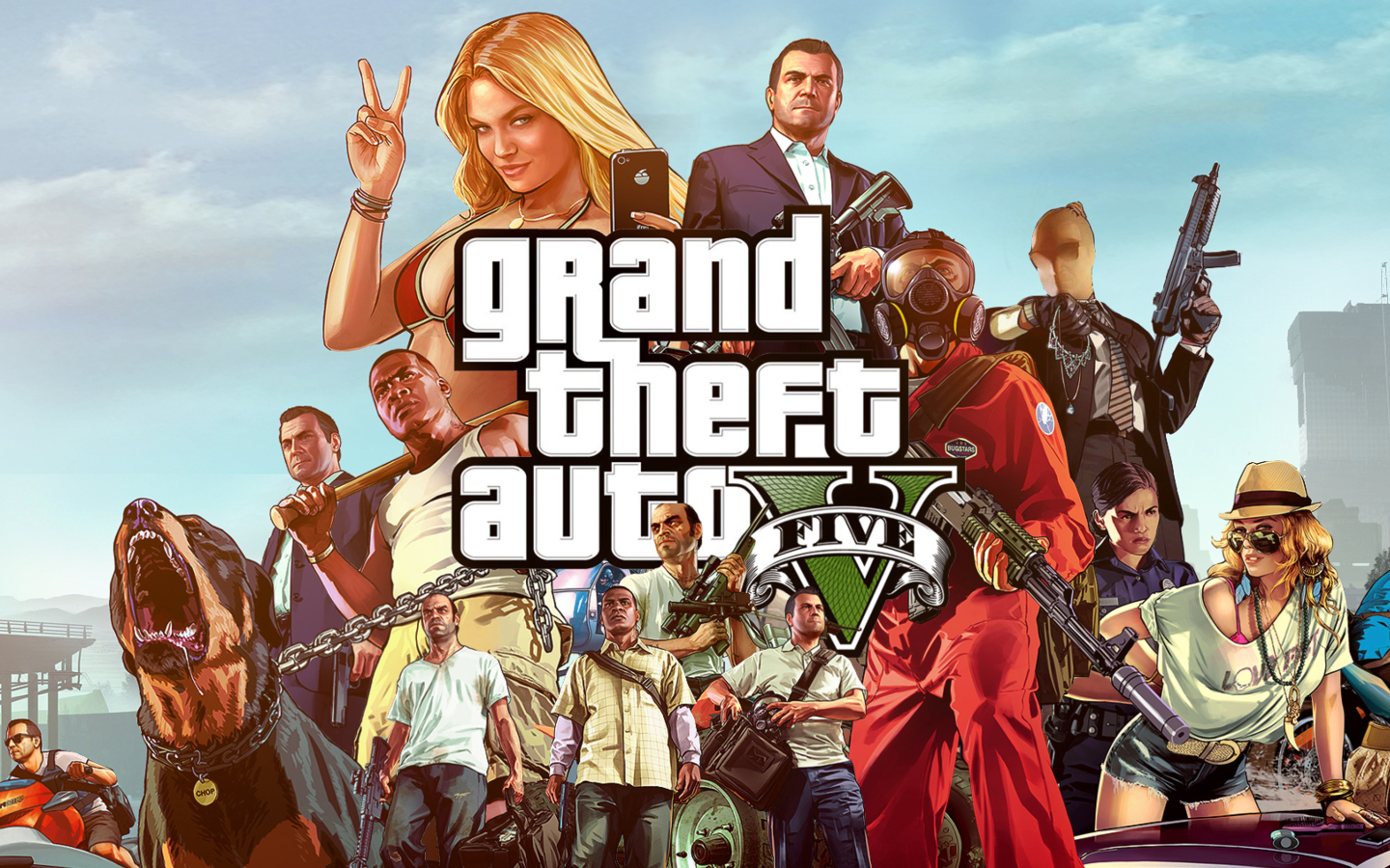 Grand Theft Auto 5 wallpaper 1440x900