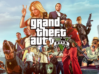 Das Grand Theft Auto 5 Wallpaper 320x240