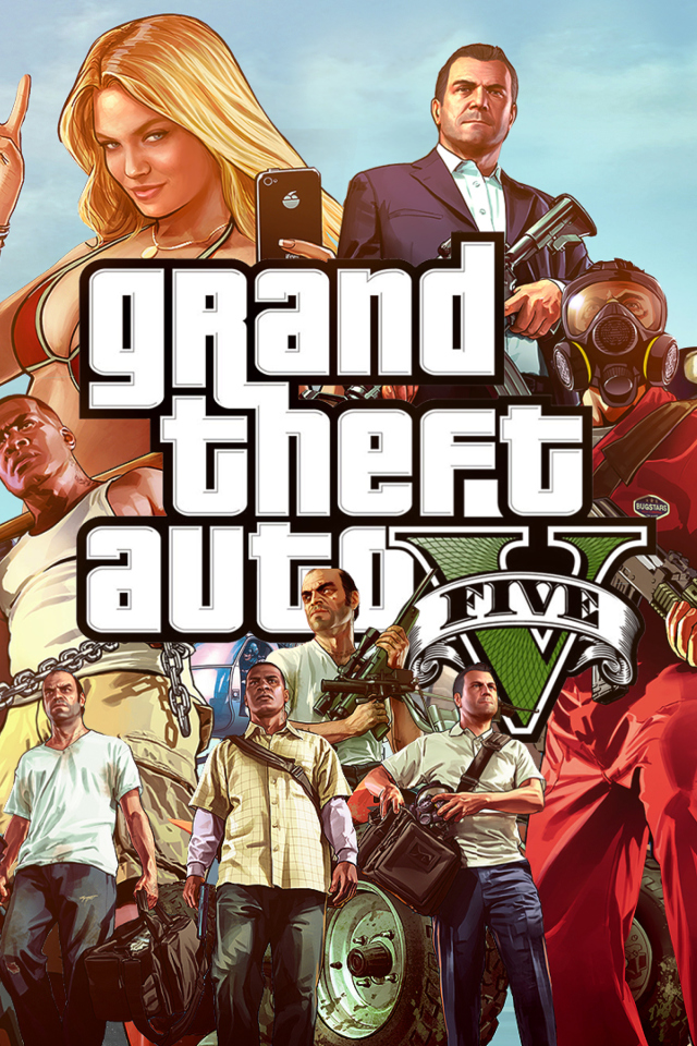 Обои Grand Theft Auto 5 640x960