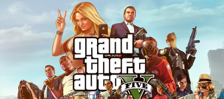 Grand Theft Auto 5 wallpaper 720x320