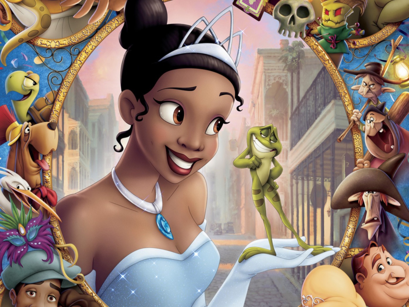 Princess And Frog wallpaper 1400x1050