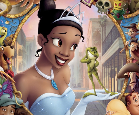 Princess And Frog wallpaper 480x400