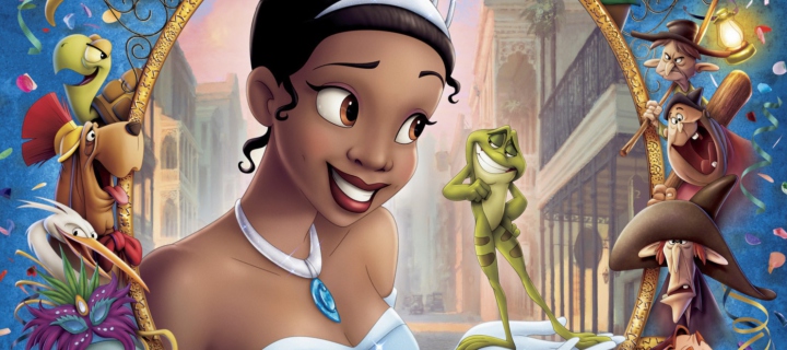 Princess And Frog wallpaper 720x320