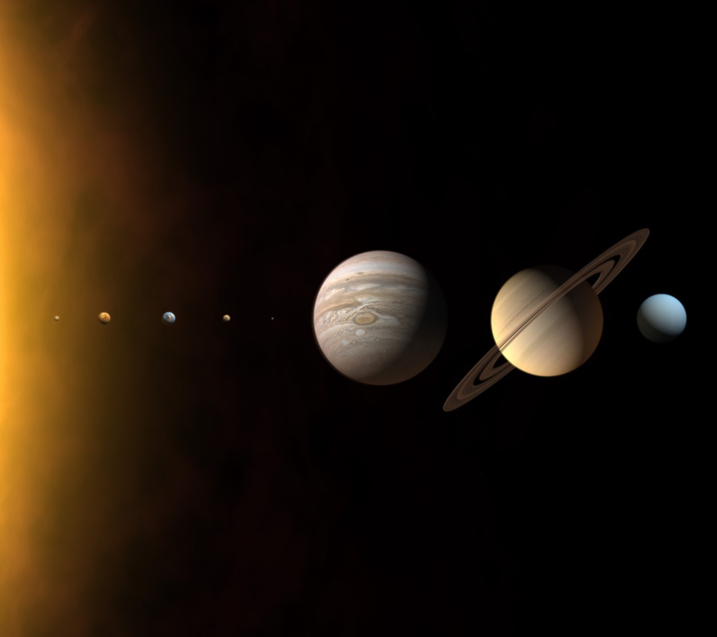 Обои Planets And Space 1440x1280
