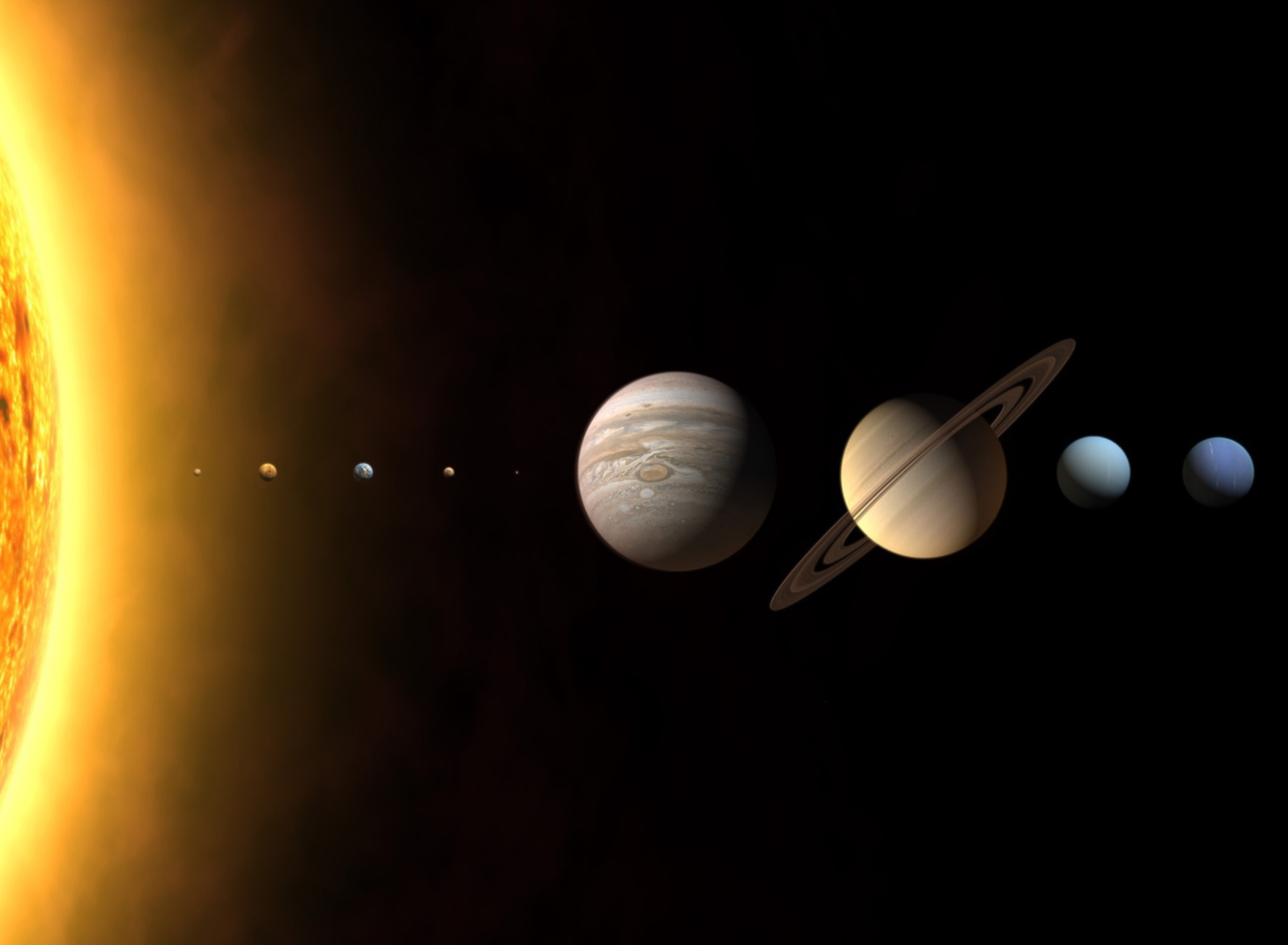 Planets And Space wallpaper 1920x1408