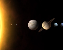 Planets And Space wallpaper 220x176