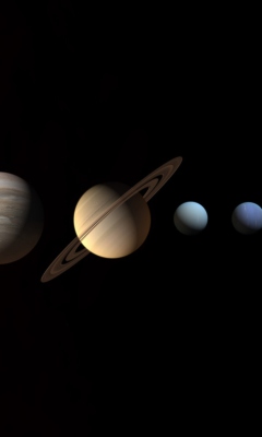 Das Planets And Space Wallpaper 240x400
