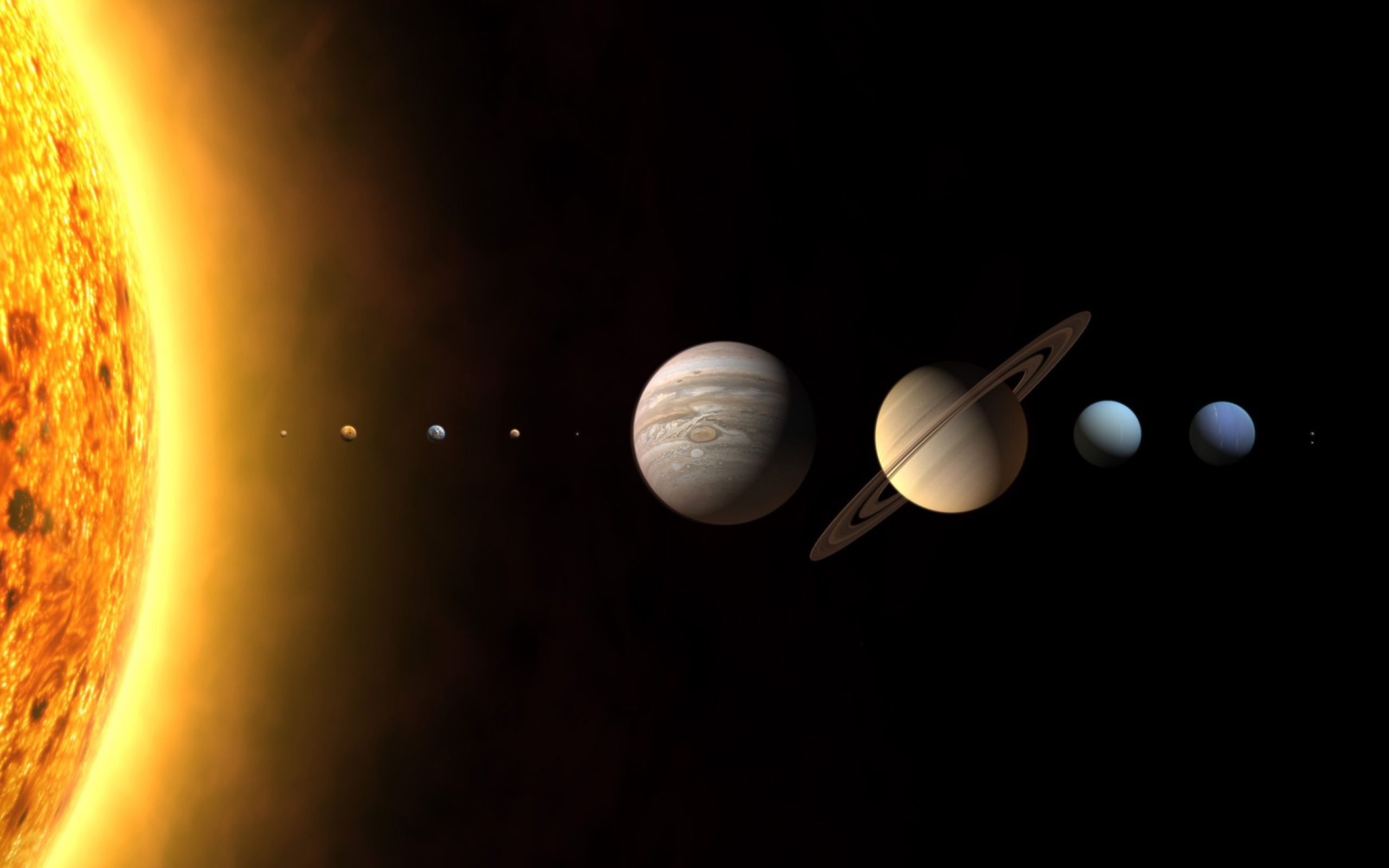 Das Planets And Space Wallpaper 2560x1600
