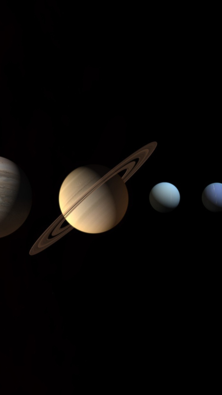 Planets And Space wallpaper 750x1334