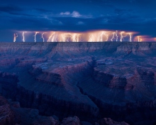 Grand Canyon Lightning wallpaper 220x176