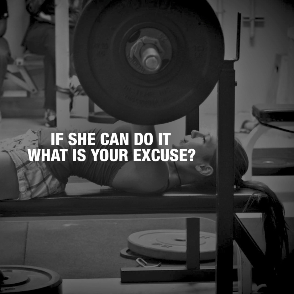 Fondo de pantalla If She Can Do It What Is Your Excuse? 1024x1024