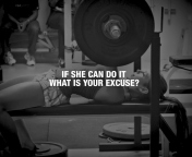 Das If She Can Do It What Is Your Excuse? Wallpaper 176x144