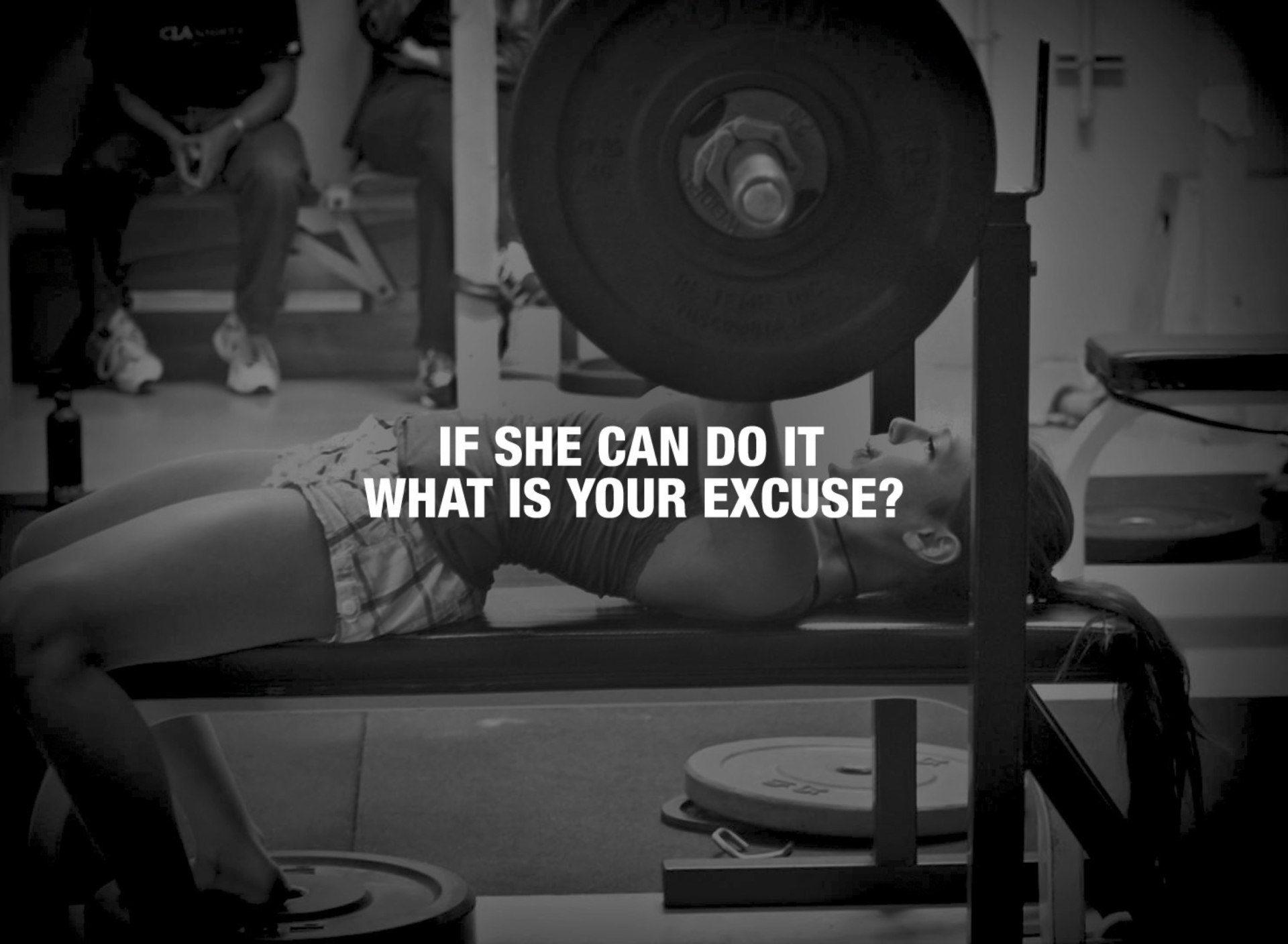 If She Can Do It What Is Your Excuse? wallpaper 1920x1408