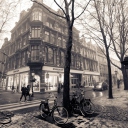 Screenshot №1 pro téma Mariaplaats - Misty Utrecht In Winter 128x128