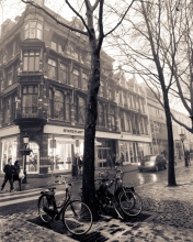Screenshot №1 pro téma Mariaplaats - Misty Utrecht In Winter 176x220