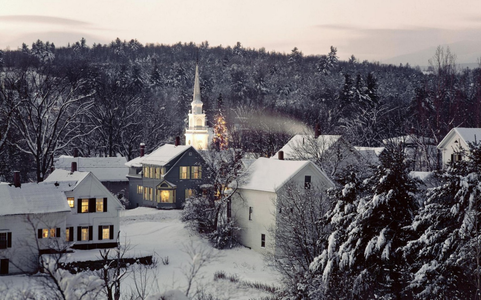 Christmas in New England screenshot #1 1680x1050