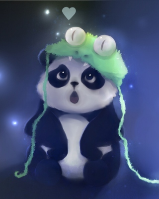 Cute Baby Panda Painting - Obrázkek zdarma pro Nokia C1-01