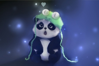 Cute Baby Panda Painting - Fondos de pantalla gratis 