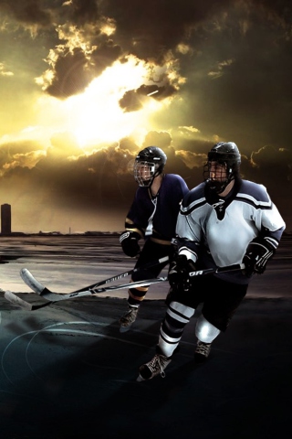 Fondo de pantalla Hockey 320x480