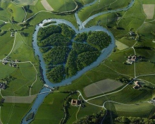 Heartshaped River North Dakota screenshot #1 220x176