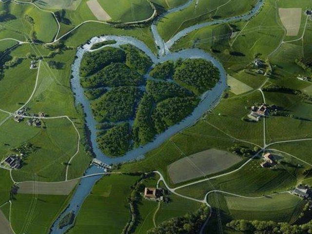 Heartshaped River North Dakota screenshot #1 640x480
