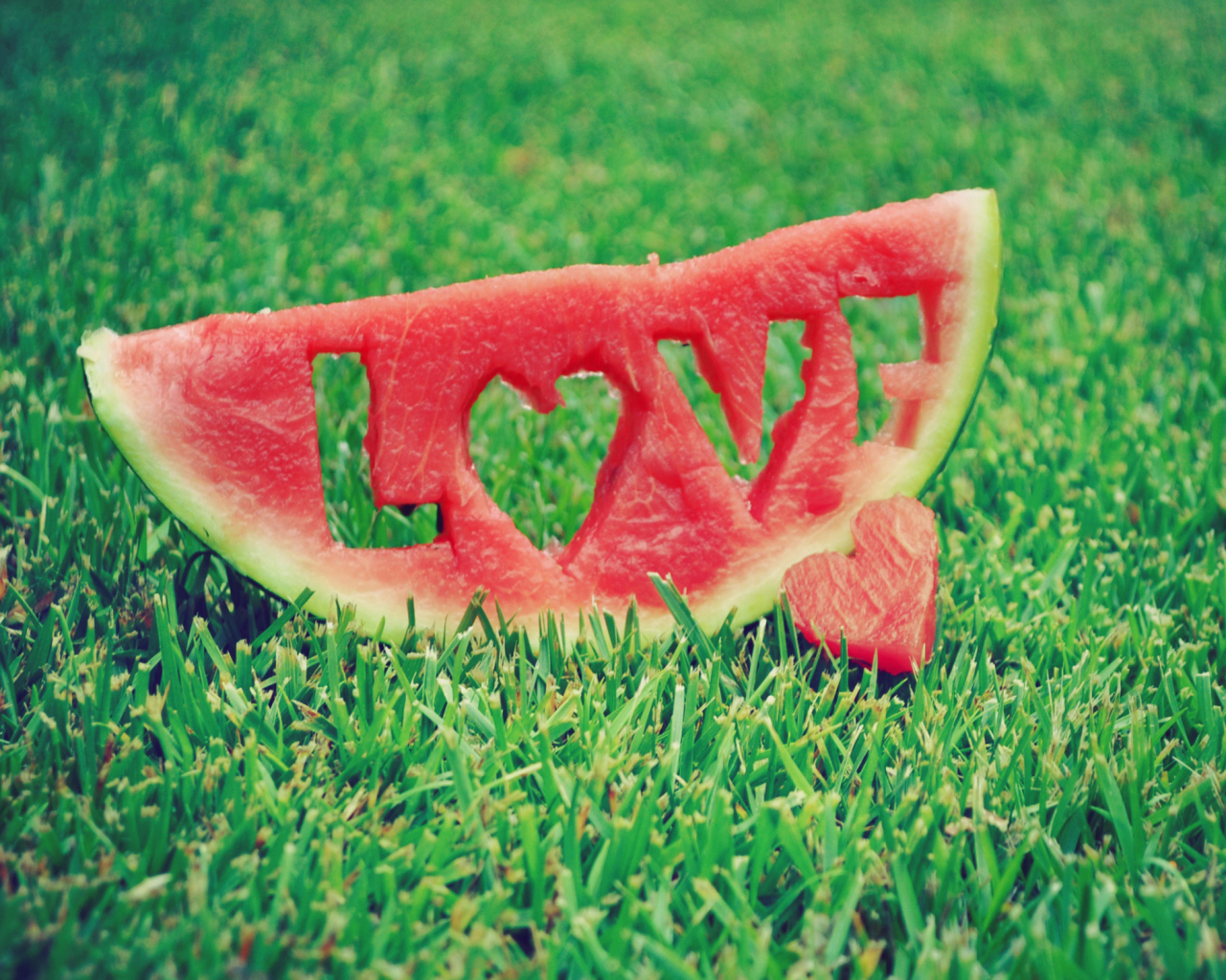 Screenshot №1 pro téma Watermelon Love 1280x1024