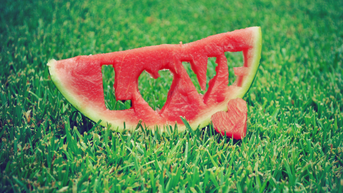 Fondo de pantalla Watermelon Love 1366x768
