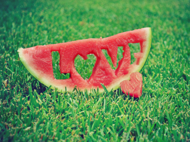 Sfondi Watermelon Love 640x480