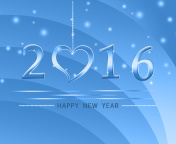 Das Happy New Year 2016 Wallpaper 176x144