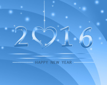 Das Happy New Year 2016 Wallpaper 220x176