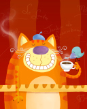 Screenshot №1 pro téma Cats Breakfast 128x160