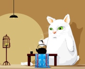 Screenshot №1 pro téma Tea Cat 176x144