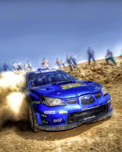 Das Rally Car Subaru Impreza Wallpaper 176x220