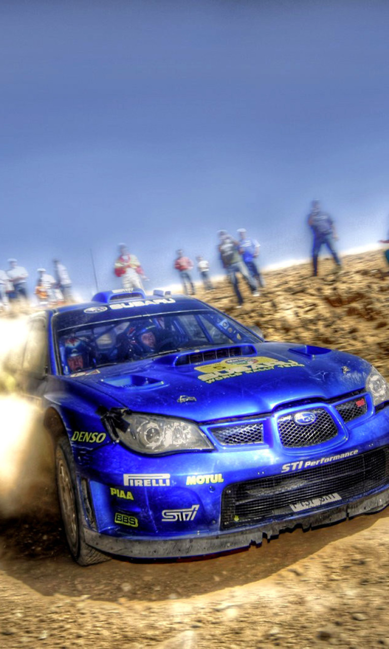 Screenshot №1 pro téma Rally Car Subaru Impreza 768x1280