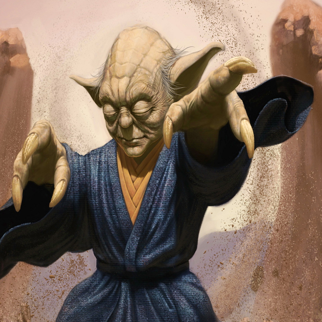 Master Yoda wallpaper 1024x1024