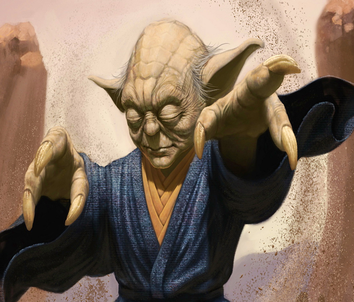 Das Master Yoda Wallpaper 1200x1024