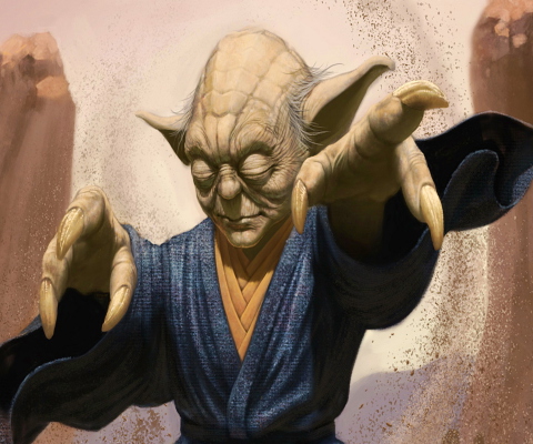 Master Yoda wallpaper 480x400