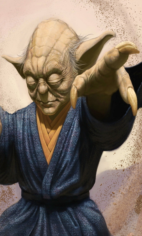 Fondo de pantalla Master Yoda 480x800