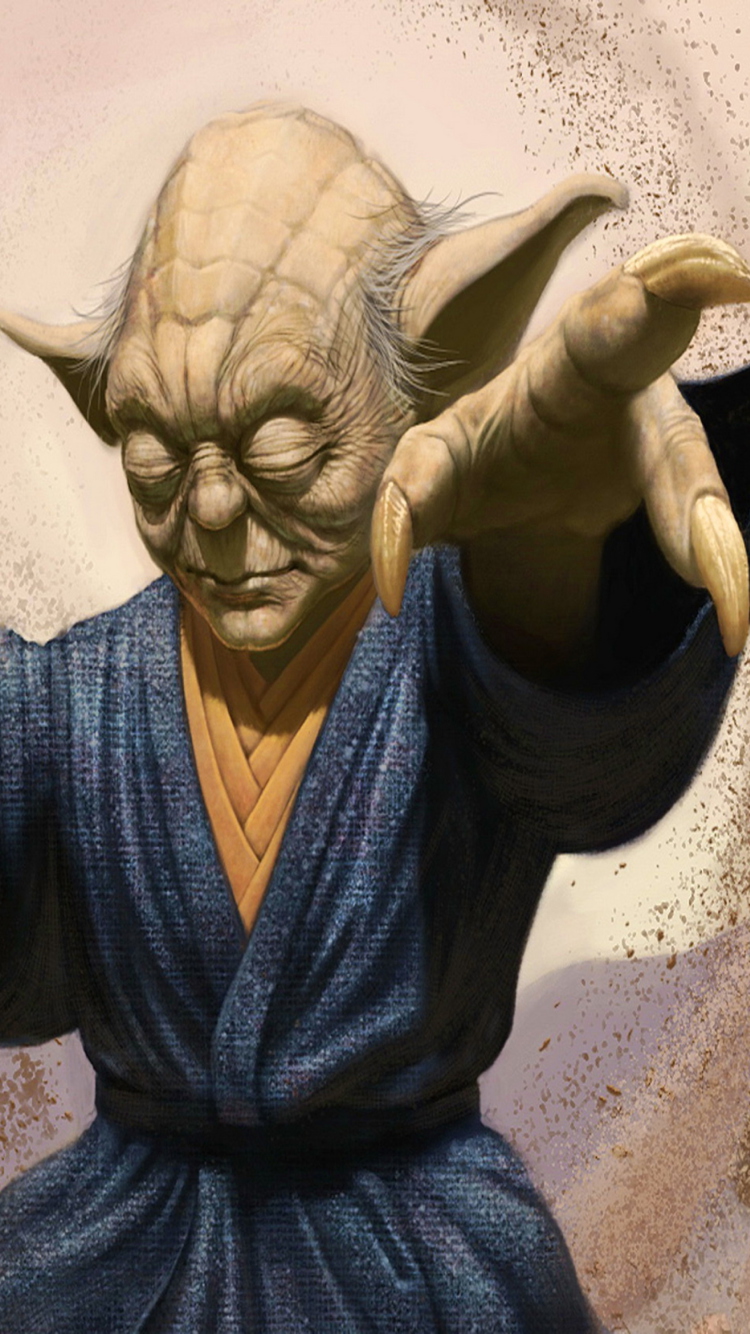 Master Yoda wallpaper 750x1334