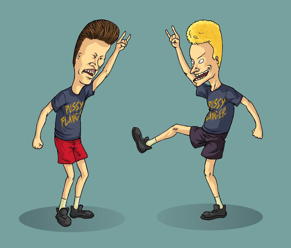 Обои Beavis and Butt Head 1200x1024