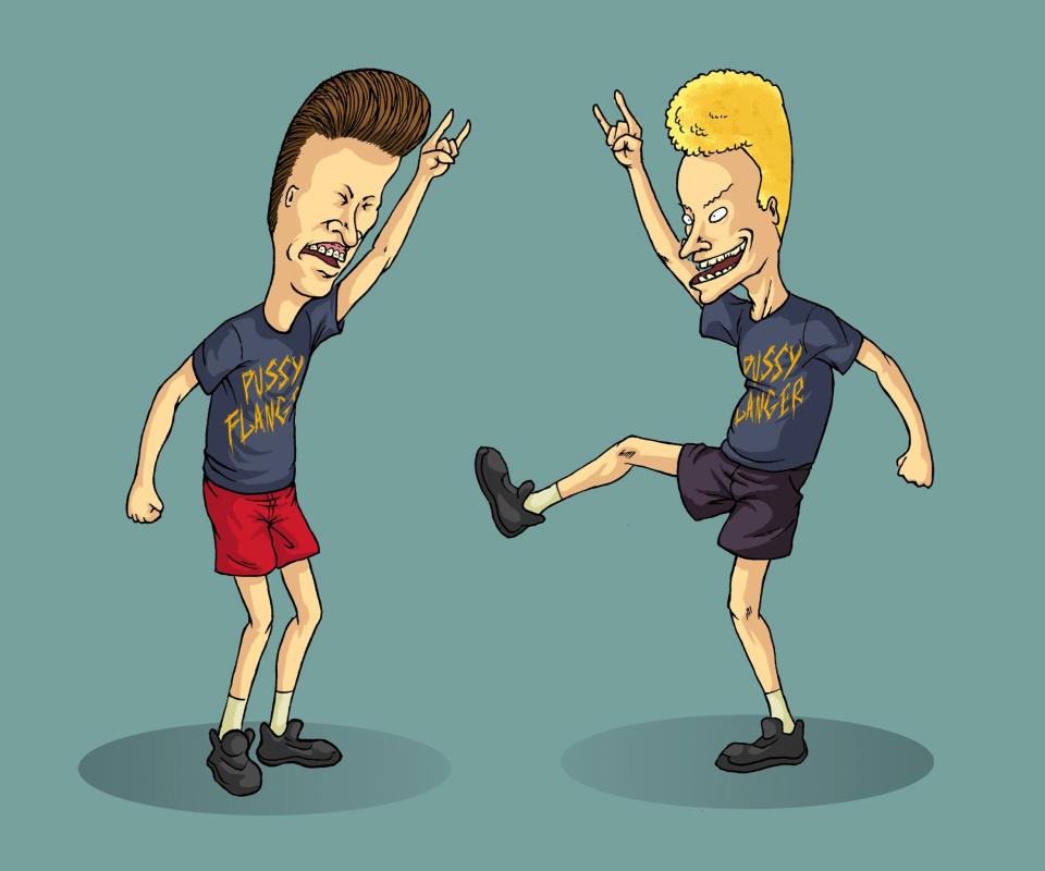 Das Beavis and Butt Head Wallpaper 960x800