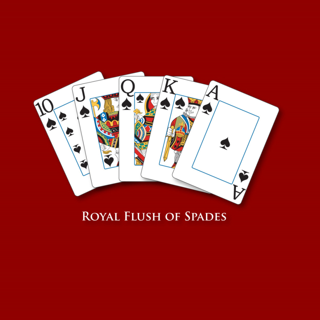 Screenshot №1 pro téma Royal Flush Of Spades 1024x1024