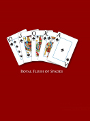 Das Royal Flush Of Spades Wallpaper 132x176