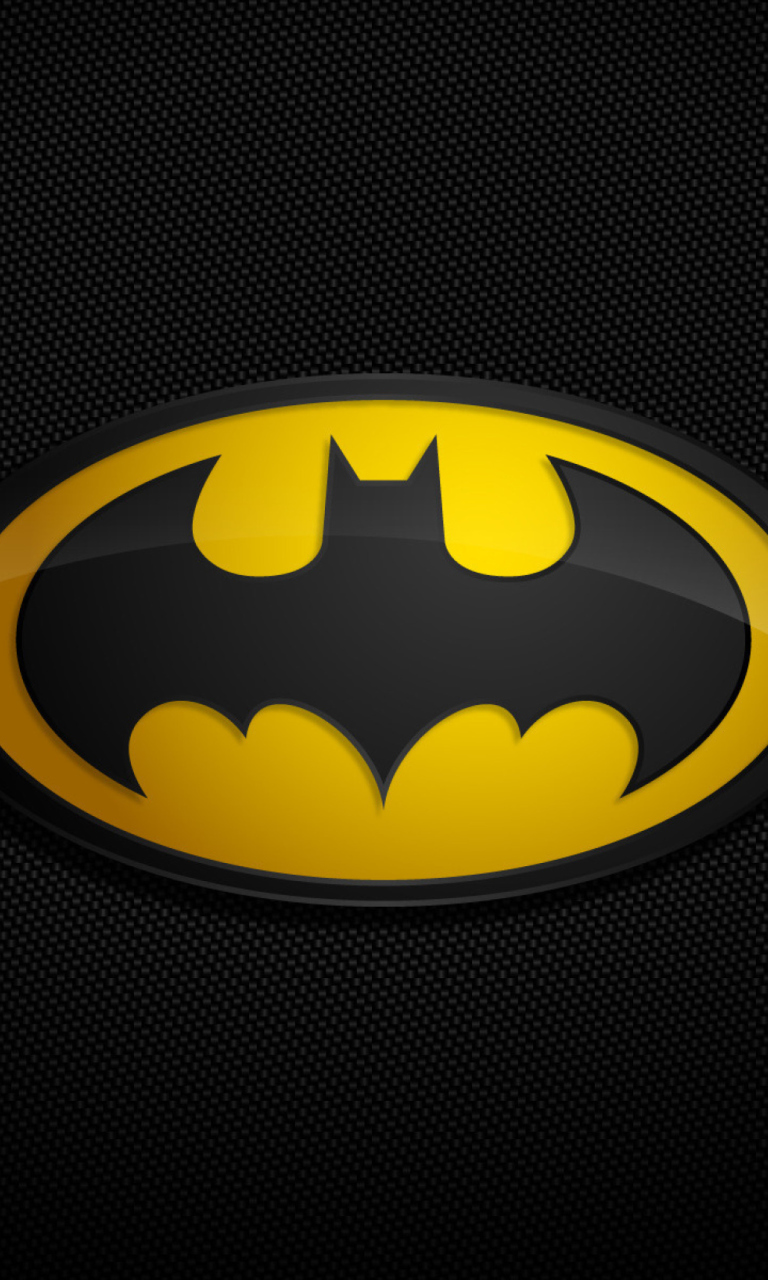 Das Batman Logo Wallpaper 768x1280