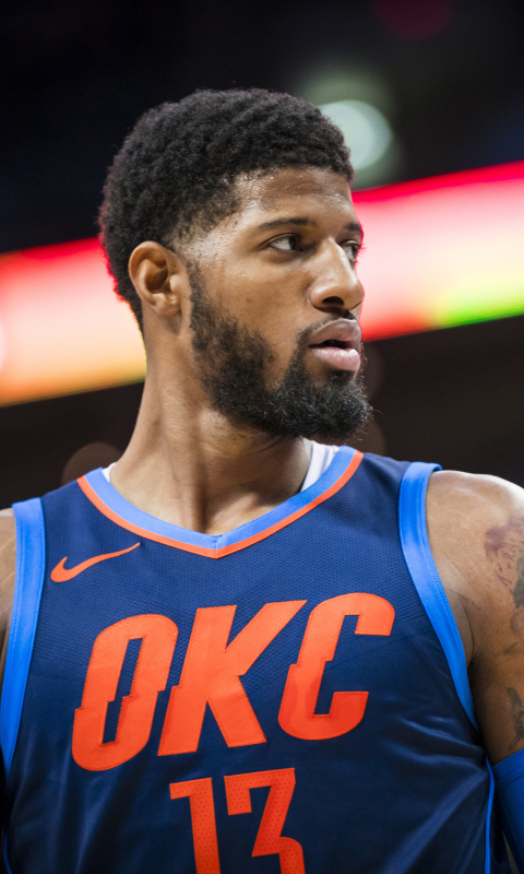 Paul George in Indiana wallpaper 480x800