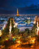 Sfondi City Lights Of Paris 128x160