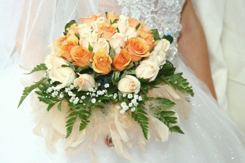 Fondo de pantalla Wedding Bouquet 480x320